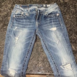 Midrise skinny miss me jeans size 27